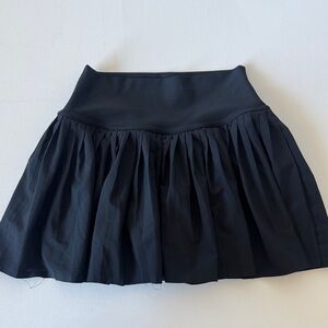 ALO Yoga Black Grand Slam Tennis Skirt